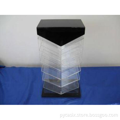 Custom Acrylic Countertop Display Case Magazine Plexiglass